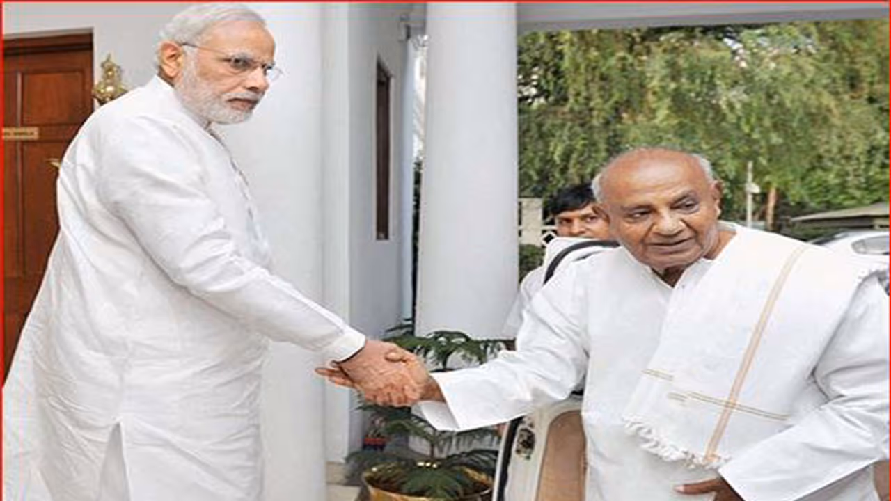 'There is no hidden meaning in Modi's speech, JD(S) will contest on its own': HD Devegowda
