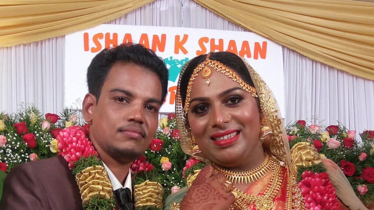 Trans couple Ishan and Surya get married in Kerala Trans couple Ishan and Surya get married in Kerala