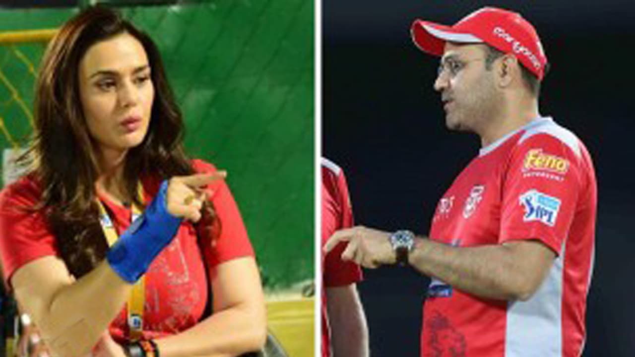 ಪ್ರೀತಿ ಜಿಂಟಾ ಕೋಪಕ್ಕೆ ಬಲಿಯಾದ್ರಾ ವಿರೇಂದ್ರ ಸೆಹ್ವಾಗ್? ಪ್ರೀತಿ ಜಿಂಟಾ ಕೋಪಕ್ಕೆ ಬಲಿಯಾದ್ರಾ ವಿರೇಂದ್ರ ಸೆಹ್ವಾಗ್?