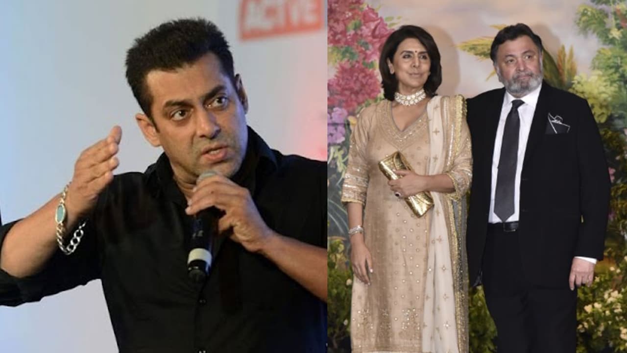 Rishi Kapoor misbehaves with Salman Khan's sister in law, wife apologises Rishi Kapoor misbehaves with Salman Khan's sister in law, wife apologises