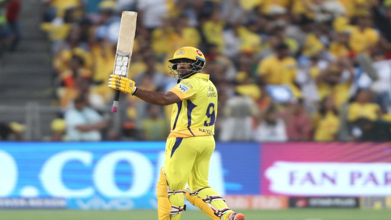 ಸನ್ ರೈಸರ್ಸ್ ನಾಗಲೋಟಕ್ಕೆ ಧೋನಿ ಪಡೆ ತಡೆ : ರಾಯುಡು ಶತಕ