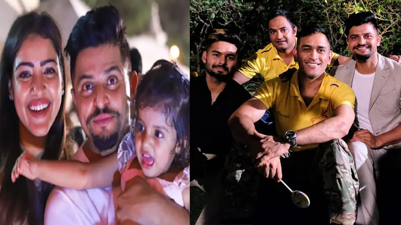 MS Dhoni and Bravo celebrate Suresh Raina's daughter Gracia's birthday in style MS Dhoni and Bravo celebrate Suresh Raina's daughter Gracia's birthday in style