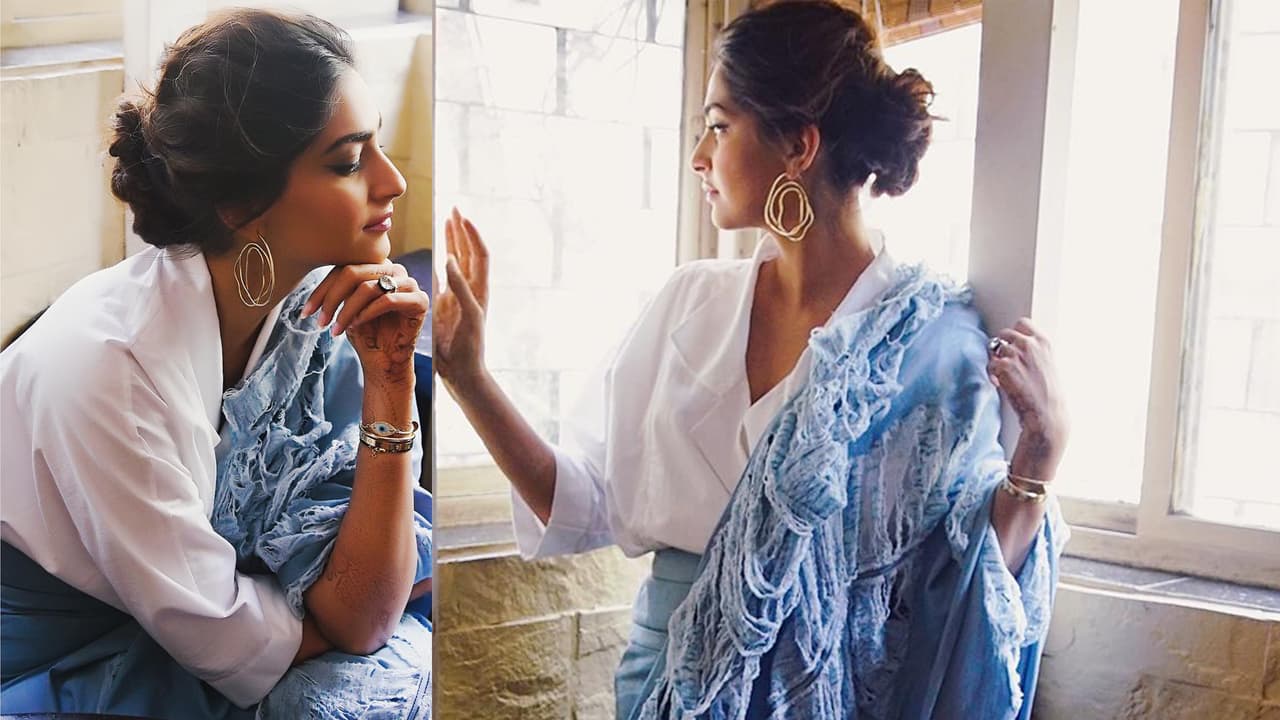 Post marriage, Sonam Kapoor's new experiment with saree a disaster or was it cool? Post marriage, Sonam Kapoor's new experiment with saree a disaster or was it cool?
