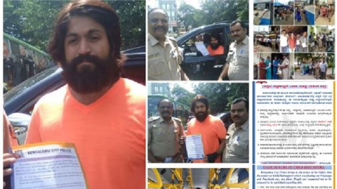 ಜನ ಜಾಗೃತಿಗಾಗಿ ರವಿ ಡಿ ಚೆನ್ನಣ್ಣನವರ್ಗೆ ಯಶ್ ಸಾಥ್! ಜನ ಜಾಗೃತಿಗಾಗಿ ರವಿ ಡಿ ಚೆನ್ನಣ್ಣನವರ್ಗೆ ಯಶ್ ಸಾಥ್!