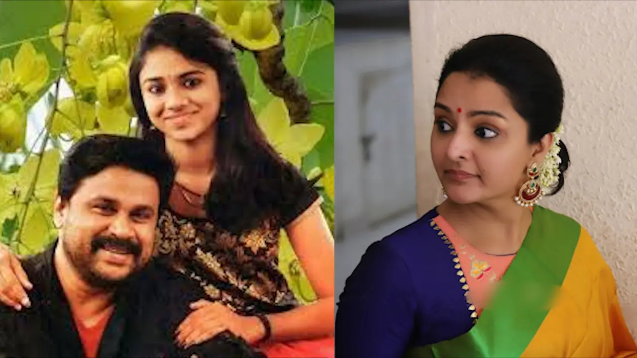 Dileep and Meenakshi visit Manju Warrier's house in Thrissur Dileep and Meenakshi visit Manju Warrier's house in Thrissur