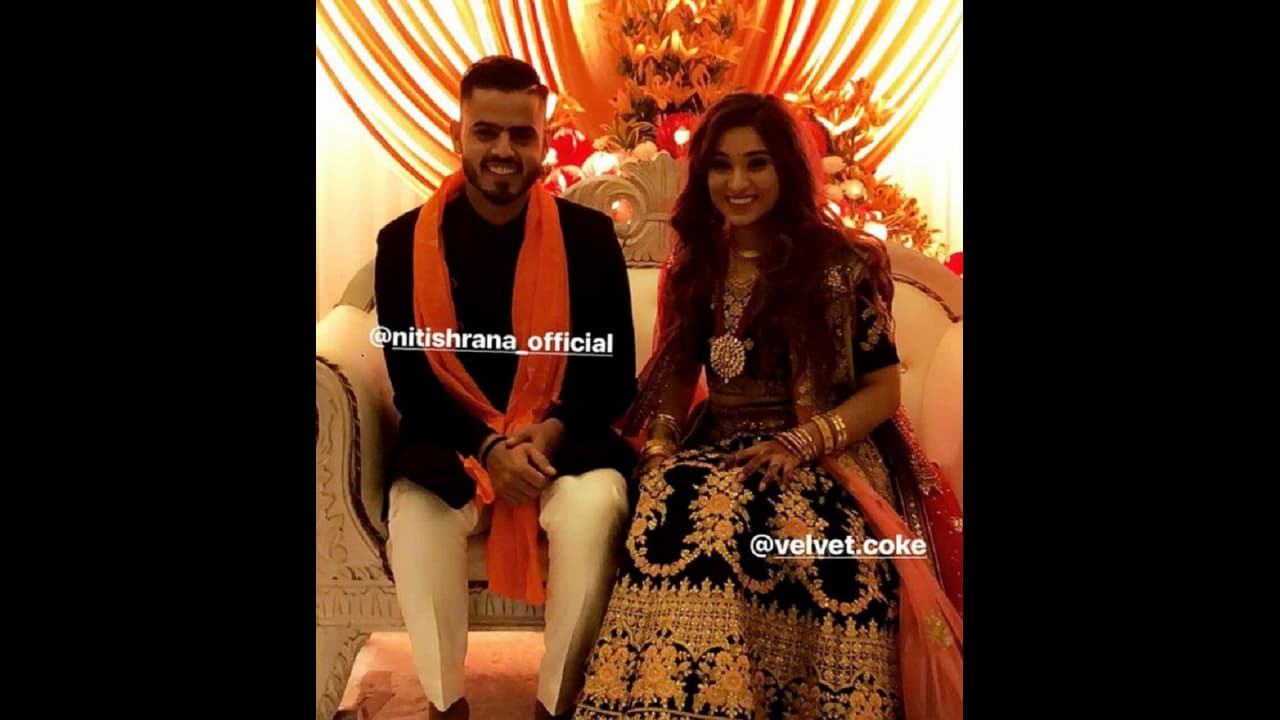 ಬಹುಕಾಲದ ಗೆಳತಿ ಜೊತೆ ಕ್ರಿಕೆಟಿಗ ನಿತೀಶ್ ರಾಣಾ ನಿಶ್ಚಿತಾರ್ಥ ಬಹುಕಾಲದ ಗೆಳತಿ ಜೊತೆ ಕ್ರಿಕೆಟಿಗ ನಿತೀಶ್ ರಾಣಾ ನಿಶ್ಚಿತಾರ್ಥ