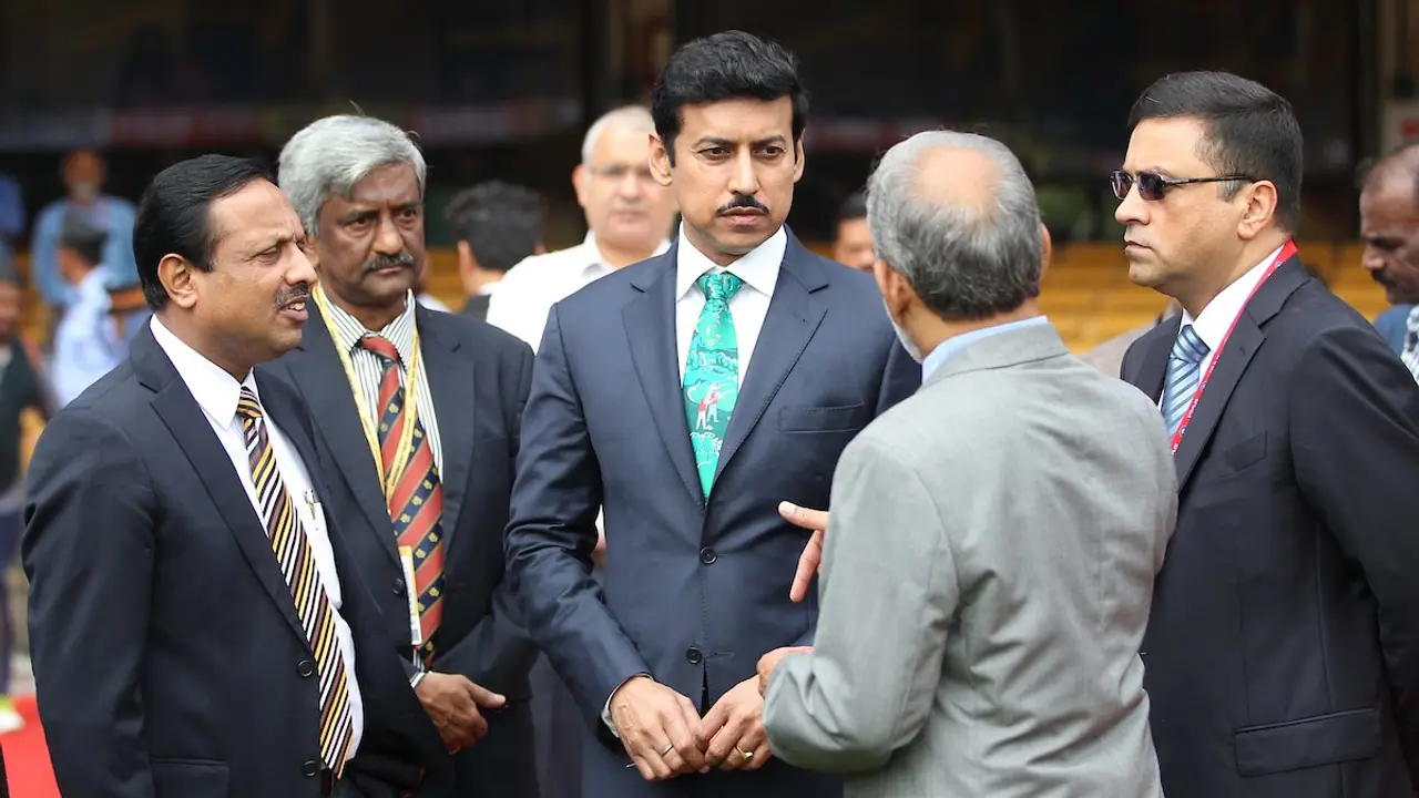 ಇಂಡೋ ಅಫ್ಘಾನ್ ಟೆಸ್ಟ್: ಕೇಂದ್ರ ಕ್ರೀಡಾ ಸಚಿವ ಐತಿಹಾಸಿಕ ಟೆಸ್ಟ್‌ಗೆ ಚಾಲನೆ