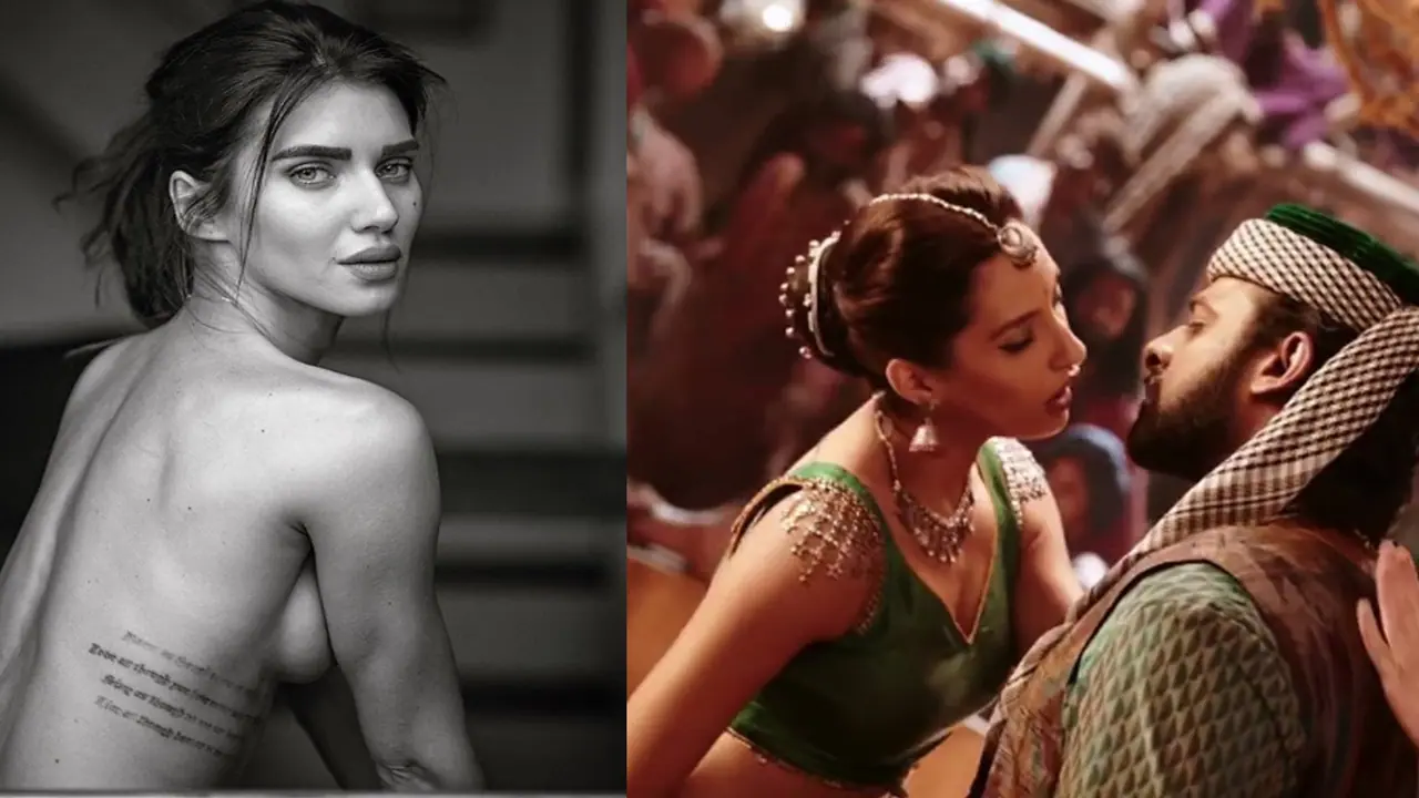 Baahubali actress looks hot in a topless picture Baahubali actress looks hot in a topless picture