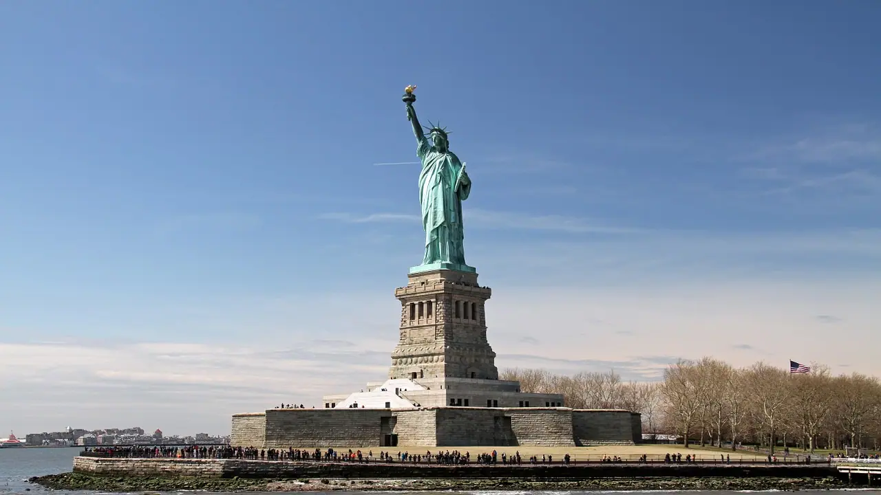 Trump hater's theatrics forces evacuation at Liberty Island Trump hater's theatrics forces evacuation at Liberty Island