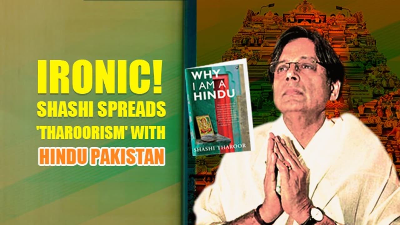 To Shashi Tharoor's 'Hindu Pakistan' comment​,BJP ​says shameless Congress​ misses no opportunity to demean India​
