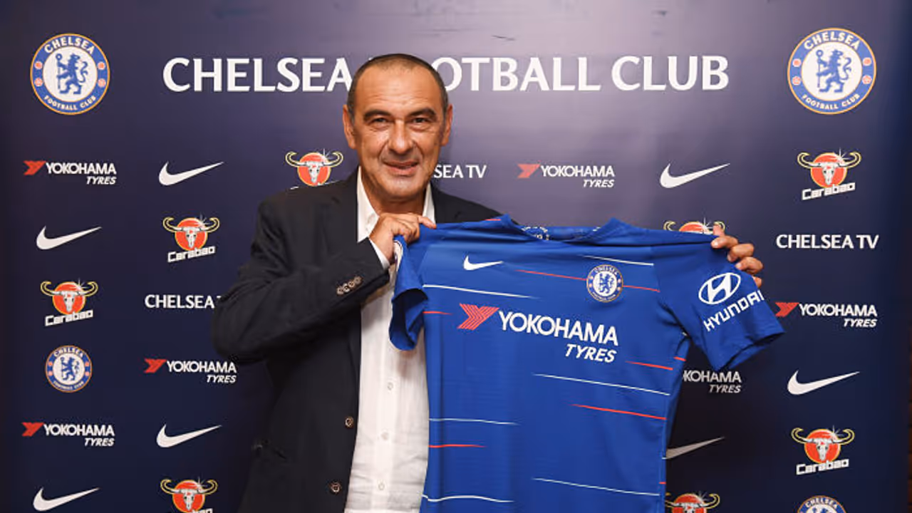 Chelsea hires Sarri as manager, replacing fired Conte Chelsea hires Sarri as manager, replacing fired Conte