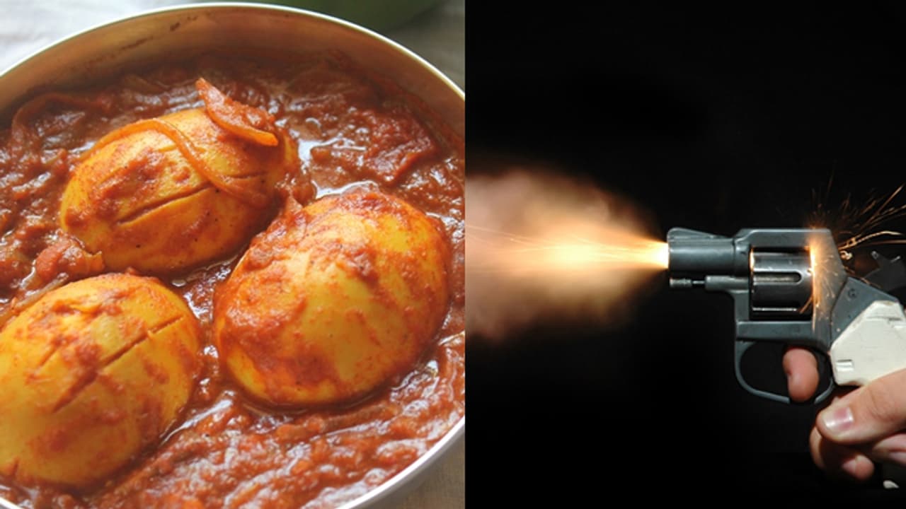 కోడిగుడ్డు కూర వండలేదన్న కోపంతో.. భార్యపై బుల్లెట్ల వర్షం కోడిగుడ్డు కూర వండలేదన్న కోపంతో.. భార్యపై బుల్లెట్ల వర్షం