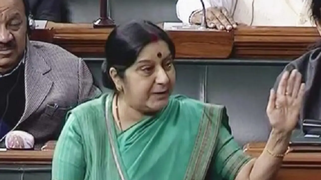 External Affairs Minister Sushma Swaraj says that Hindu population has risen in Bangladesh External Affairs Minister Sushma Swaraj says that Hindu population has risen in Bangladesh