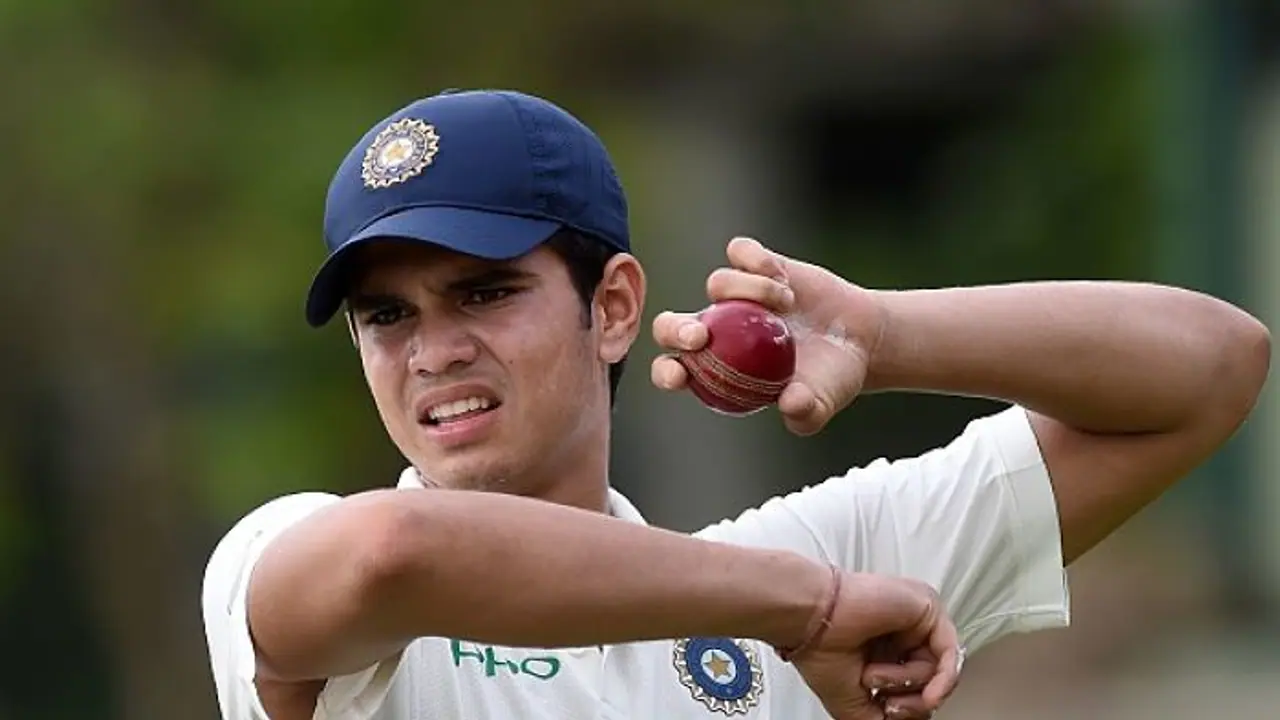 No show, yet Arjun 'Sachin' Tendulkar hogs limelight in U 19 debut