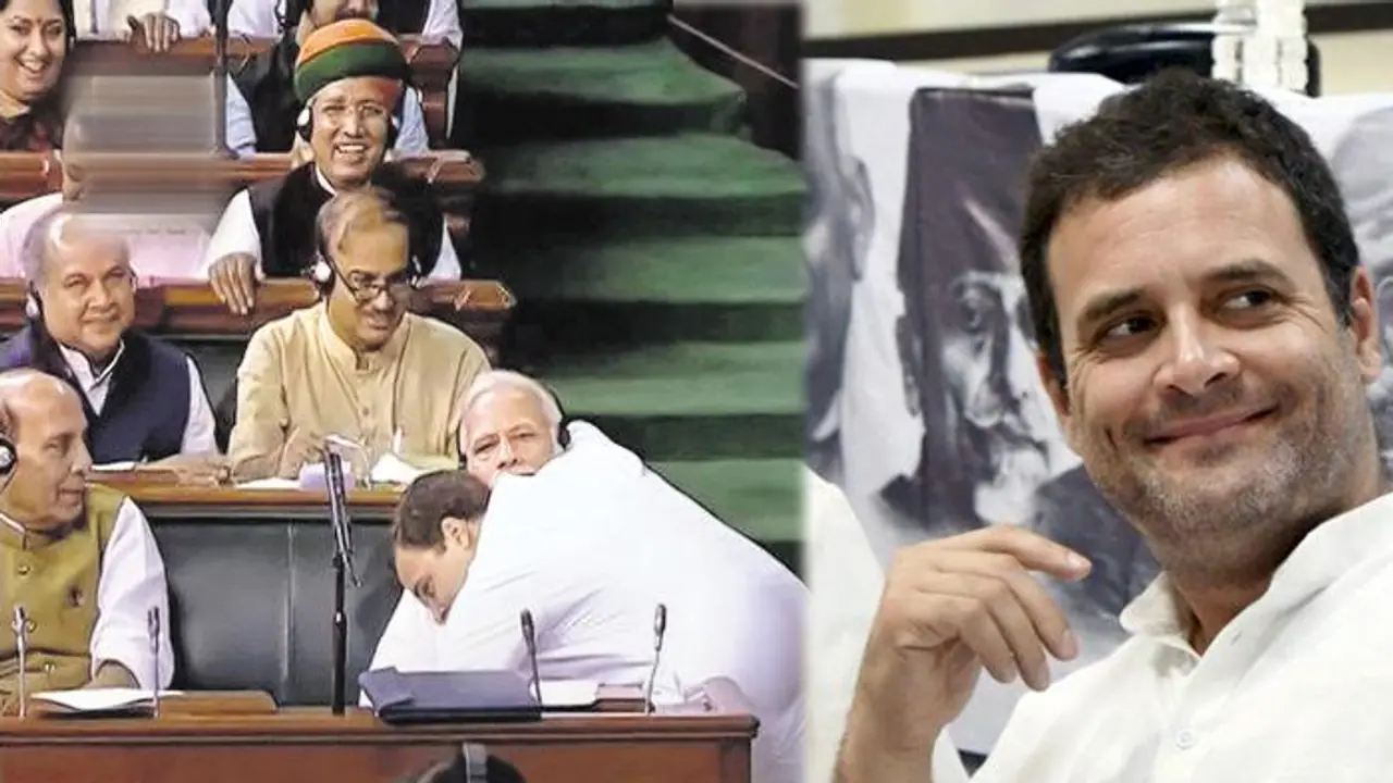 राहुल गांधी बोले, भाजपा नेता डर के मारे दो कदम पीछे हट जाते हैं, कहीं मैं गले न लग जाऊं
