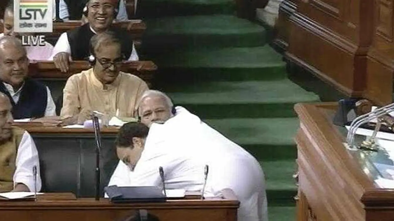 ರಾಹುಲ್ ಮೋದಿಯನ್ನು ಅಪ್ಪಿಕೊಂಡ ರಹಸ್ಯ ಬಯಲು ರಾಹುಲ್ ಮೋದಿಯನ್ನು ಅಪ್ಪಿಕೊಂಡ ರಹಸ್ಯ ಬಯಲು