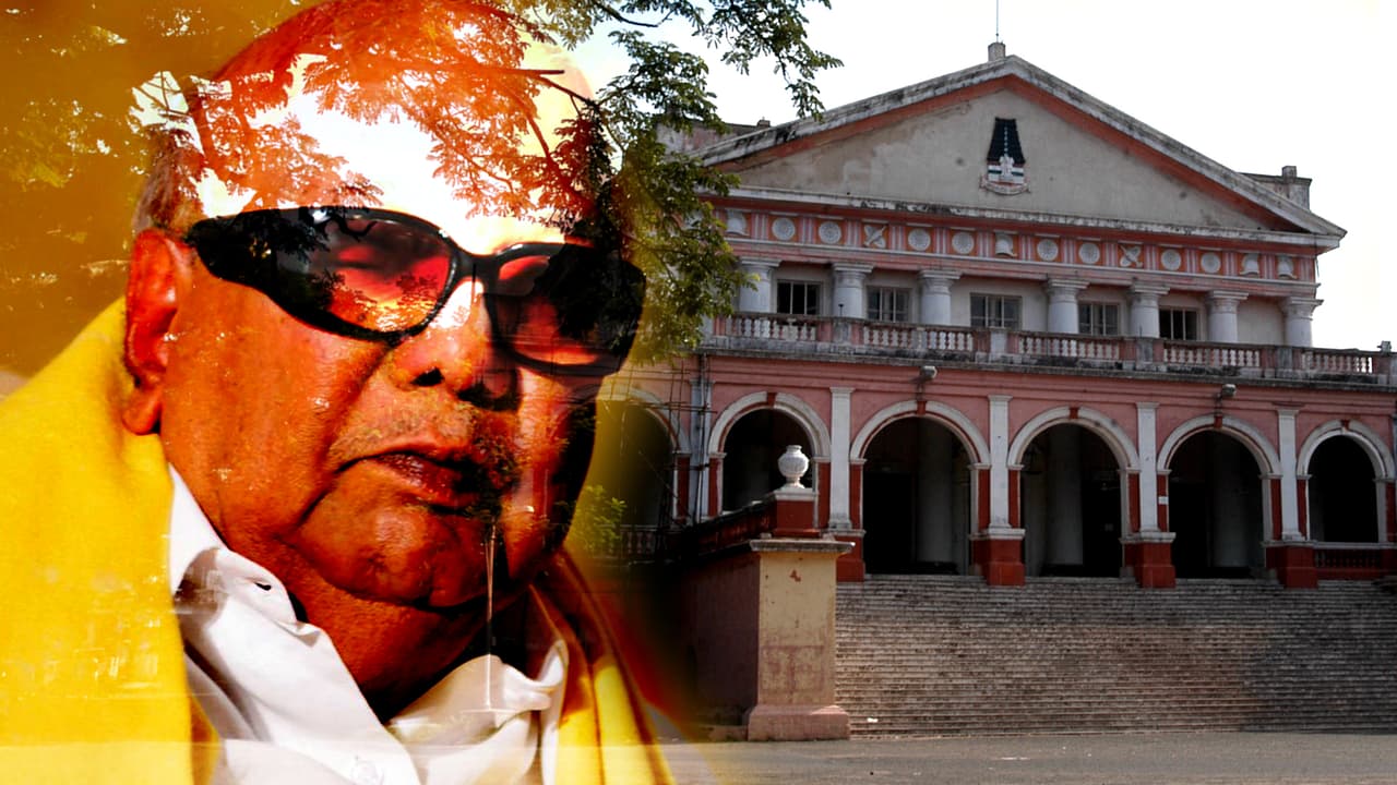 K Karunanidhi's health status remains unclear, but Rajaji Hall and Anna memorial see action