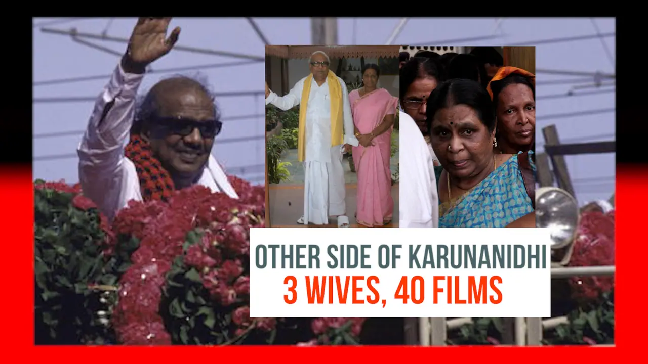 Karunanidhi, the person: 3 wives, 40 films and roller coaster journey of life