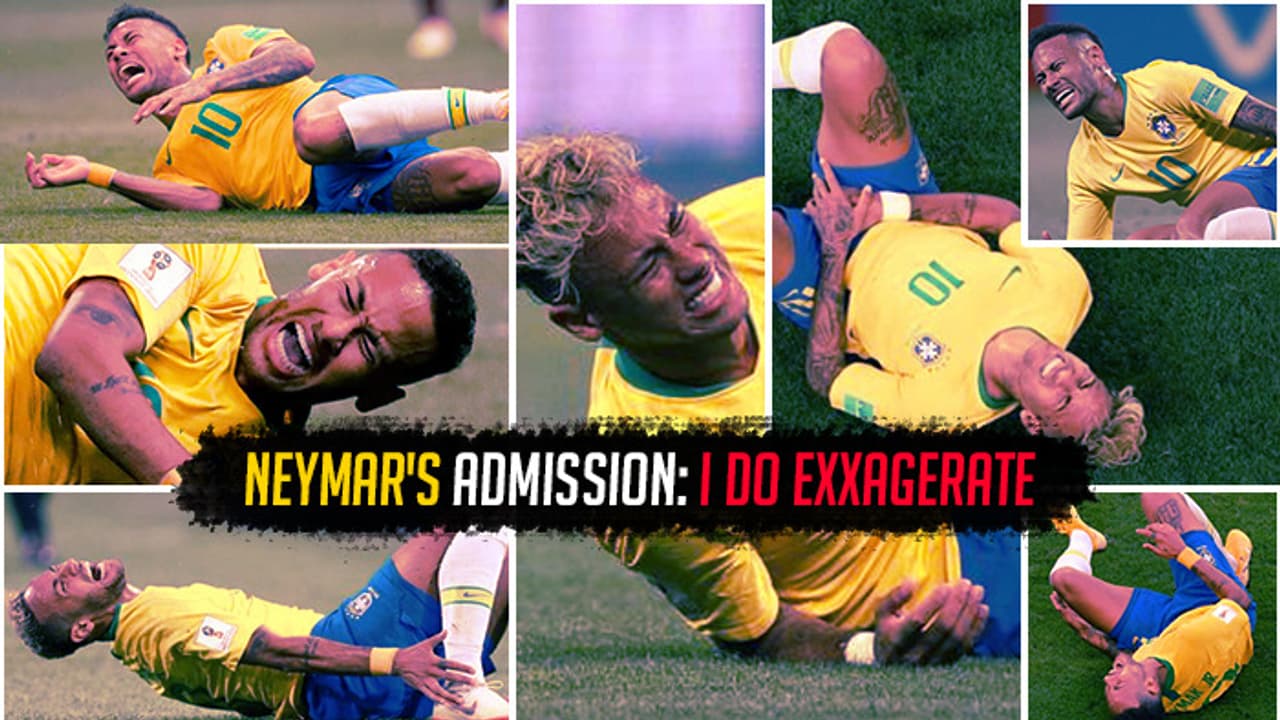 Neymar finally admits exaggerated reactions at World Cup in Russia Neymar finally admits exaggerated reactions at World Cup in Russia