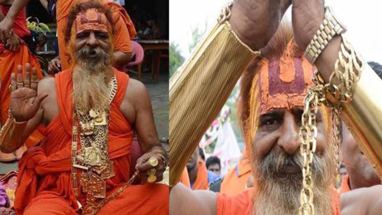 ഗോള്ഡന് ബാബ ഇത്തവണ അണിയുന്നത് വെറും 20 കിലോ സ്വര്ണ്ണം ഗോള്ഡന് ബാബ ഇത്തവണ അണിയുന്നത് വെറും 20 കിലോ സ്വര്ണ്ണം