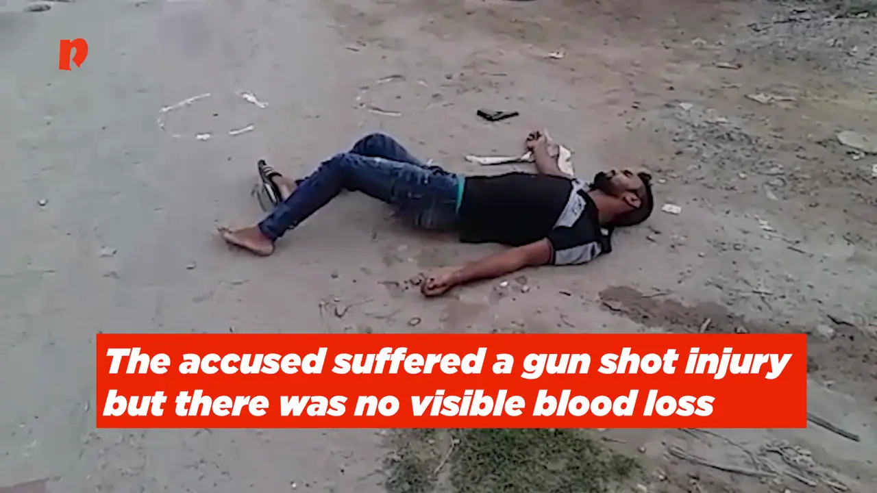 Encounter by Delhi Police fake? Video shows no blood stain on man supposedly shot at