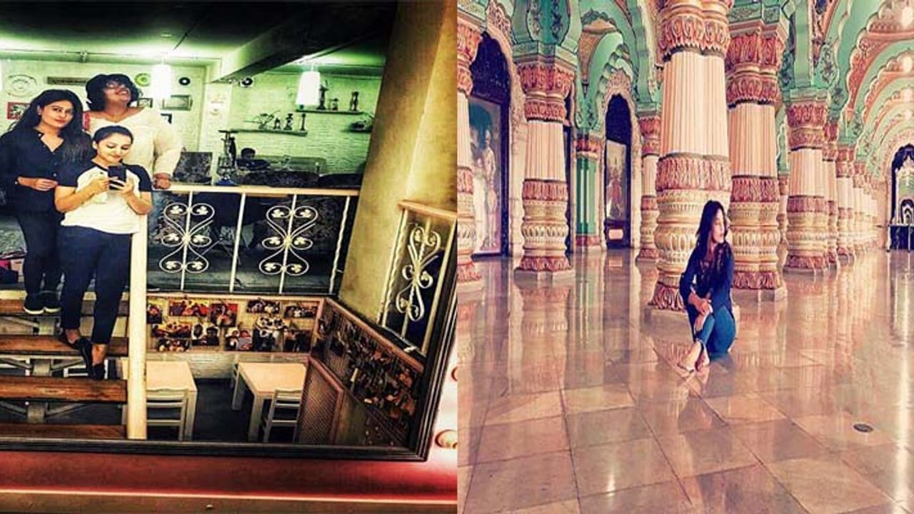 ಅರಮನೆ ದರ್ಬಾರ್ ಹಾಲ್‌ನಲ್ಲಿ ನಿಧಿ ಸುಬ್ಬಯ್ಯ ಫೋಟೋಶೂಟ್