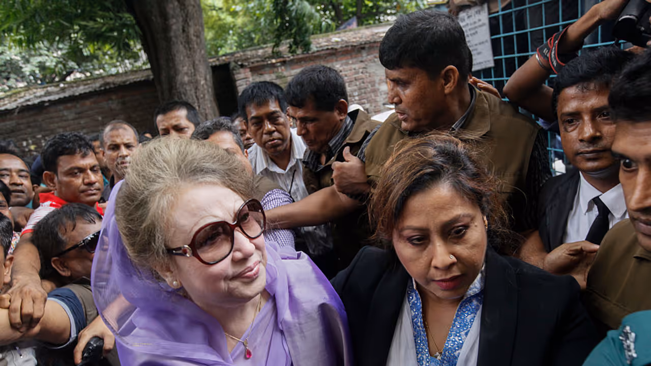 Ex Bangladesh PM Khaleda Zia gets 6 month bail in Cumilla bus arson case Ex Bangladesh PM Khaleda Zia gets 6 month bail in Cumilla bus arson case