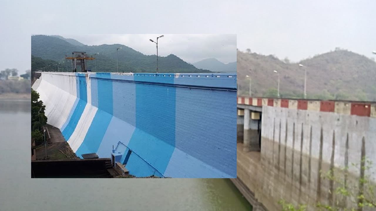 BJP youth wing stops TMC from painting Jharkhand’s Massanjore dam blue and white