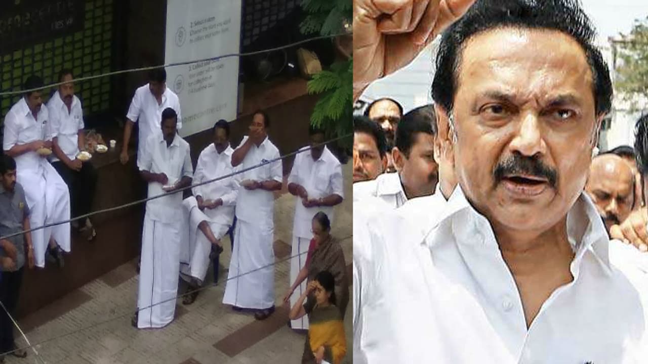 காவேரியில் குவிந்த கழக நிர்வாகிகள்!! ஸ்டாலின் அவசர ஆலோசனை காவேரியில் குவிந்த கழக நிர்வாகிகள்!! ஸ்டாலின் அவசர ஆலோசனை