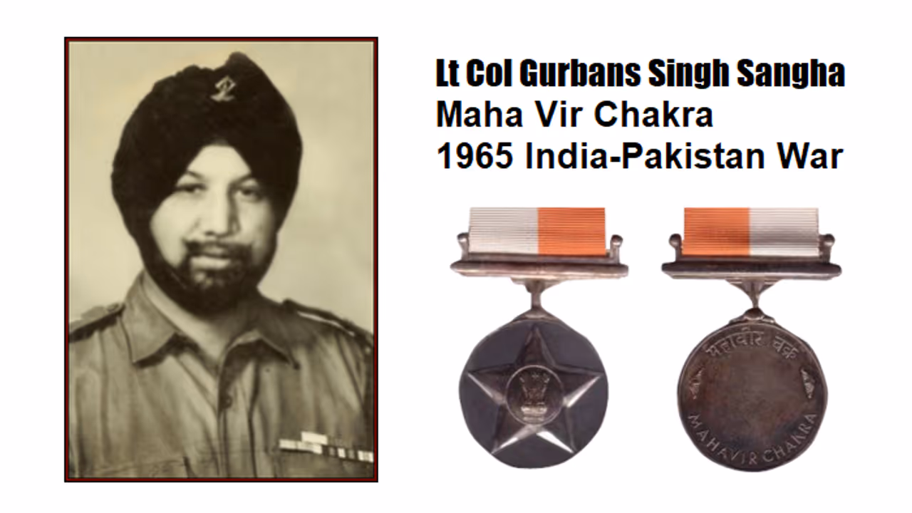 Saluting Lt Col Gurbans Singh Sangha, Maha Vir Chakra, 1965 India Pakistan War Saluting Lt Col Gurbans Singh Sangha, Maha Vir Chakra, 1965 India Pakistan War
