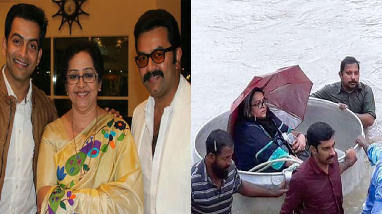 മഹാപ്രളയം; മല്ലിക സുകുമാരന്റെ വീട്ടിലും വെള്ളം കയറി മഹാപ്രളയം; മല്ലിക സുകുമാരന്റെ വീട്ടിലും വെള്ളം കയറി