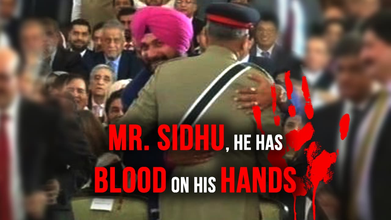 Qamar Javed Bajwa, whom Sidhu hugged, has blood on his hands