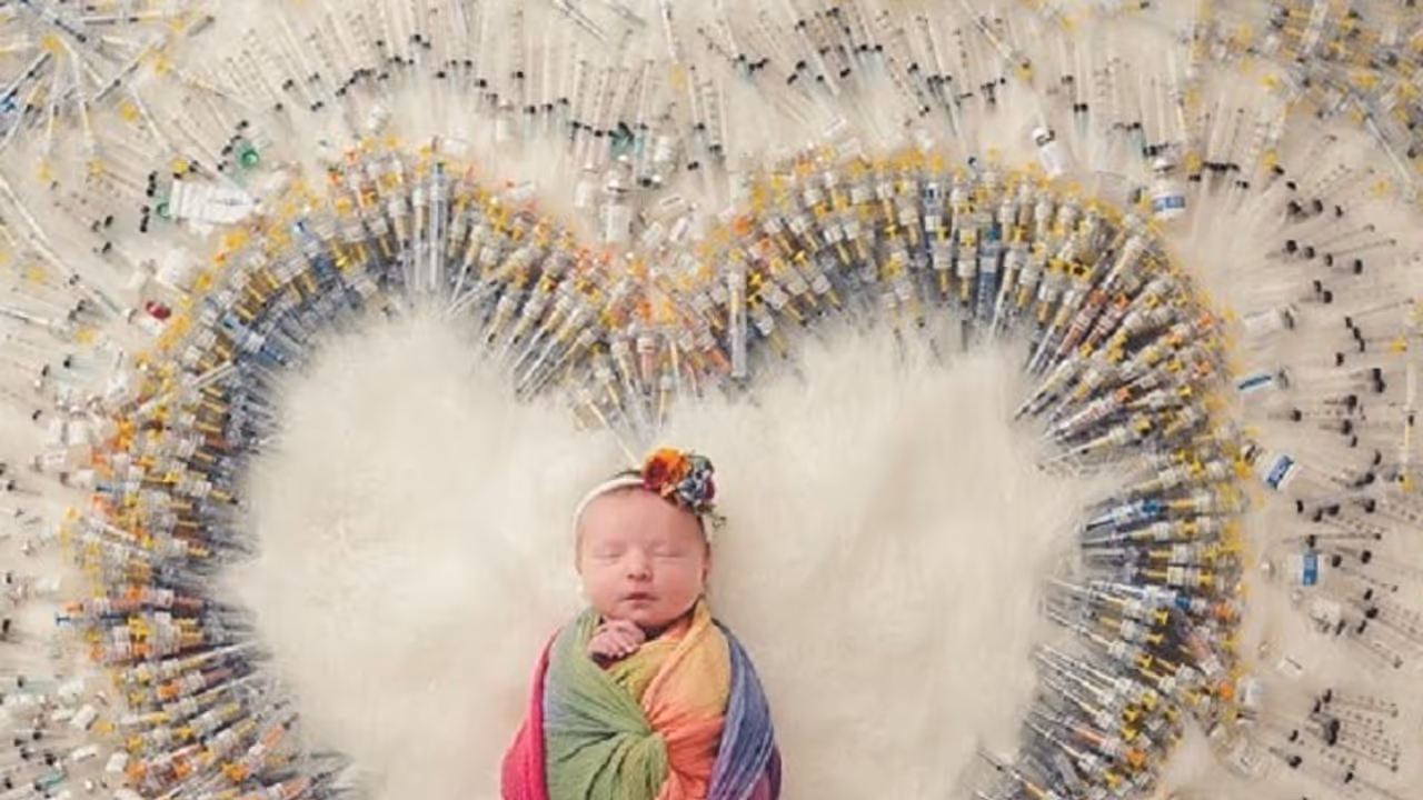 1616 ಸಿರಿಂಜ್ ಬಳಸಿ ಹುಟ್ಟಿದ 'ಮಿರಾಕಲ್ ಬೇಬಿ' ಪೋಟೊ ವೈರಲ್ 1616 ಸಿರಿಂಜ್ ಬಳಸಿ ಹುಟ್ಟಿದ 'ಮಿರಾಕಲ್ ಬೇಬಿ' ಪೋಟೊ ವೈರಲ್