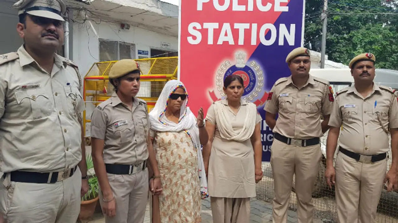 Delhi: Notorious ‘Godmother of Crime’ Basiran arrested from Sangam Vihar den