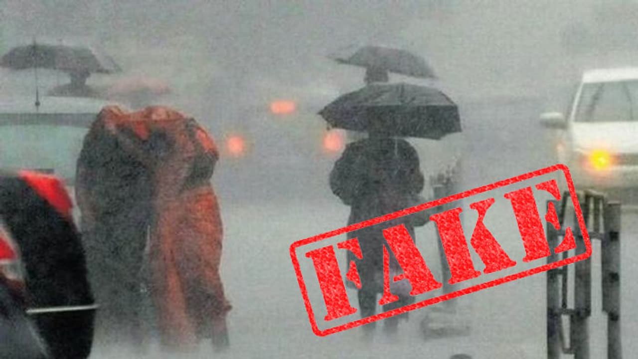 'പരിഭ്രാന്തിപരത്തി' തെറ്റായ കാലാവസ്ഥ മുന്നറിയിപ്പ് 'പരിഭ്രാന്തിപരത്തി' തെറ്റായ കാലാവസ്ഥ മുന്നറിയിപ്പ്