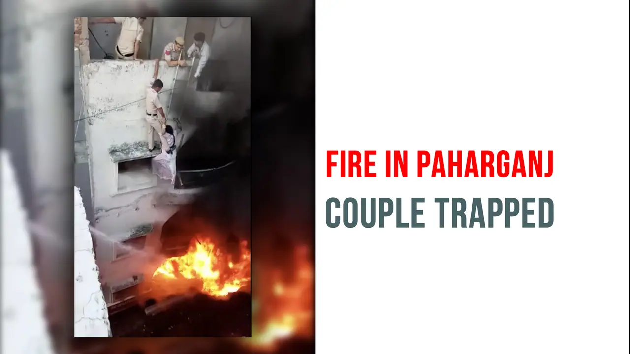 Delhi Police's dare devils save couple from inferno in Paharganj while most cops busy on Eid duty