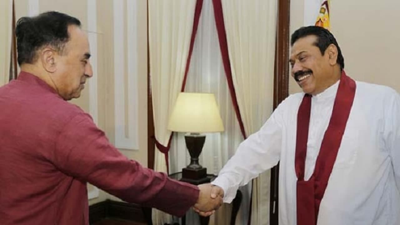 விடுதலைப் புலிகள் இயக்கத்தை அடியோடு ஒழித்தவர்... ராஜபக்சேவை புகழ்ந்து தள்ளிய சு.சாமி! விடுதலைப் புலிகள் இயக்கத்தை அடியோடு ஒழித்தவர்... ராஜபக்சேவை புகழ்ந்து தள்ளிய சு.சாமி!