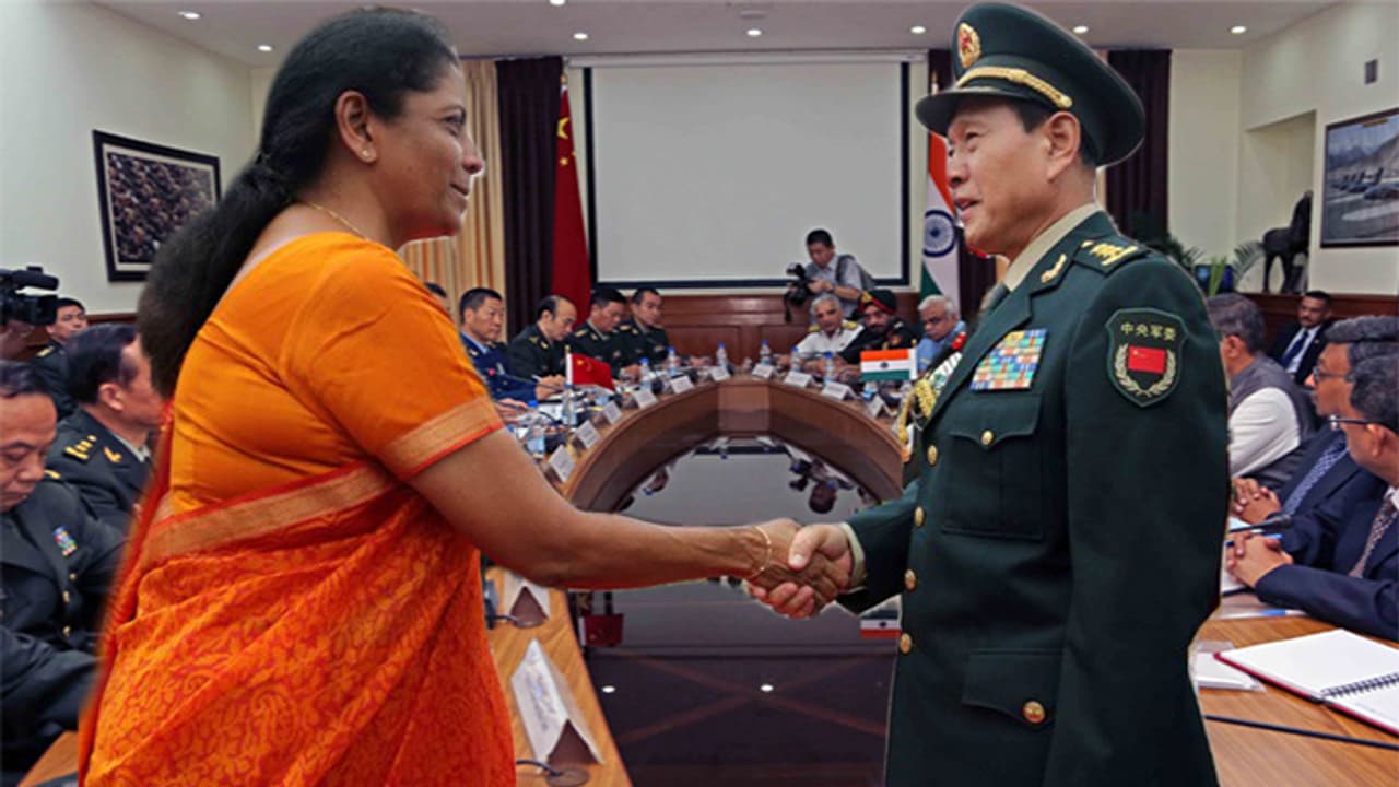 Defence Minister Nirmala Sitharaman meets Chinese counterpart Wei Fenghe Defence Minister Nirmala Sitharaman meets Chinese counterpart Wei Fenghe