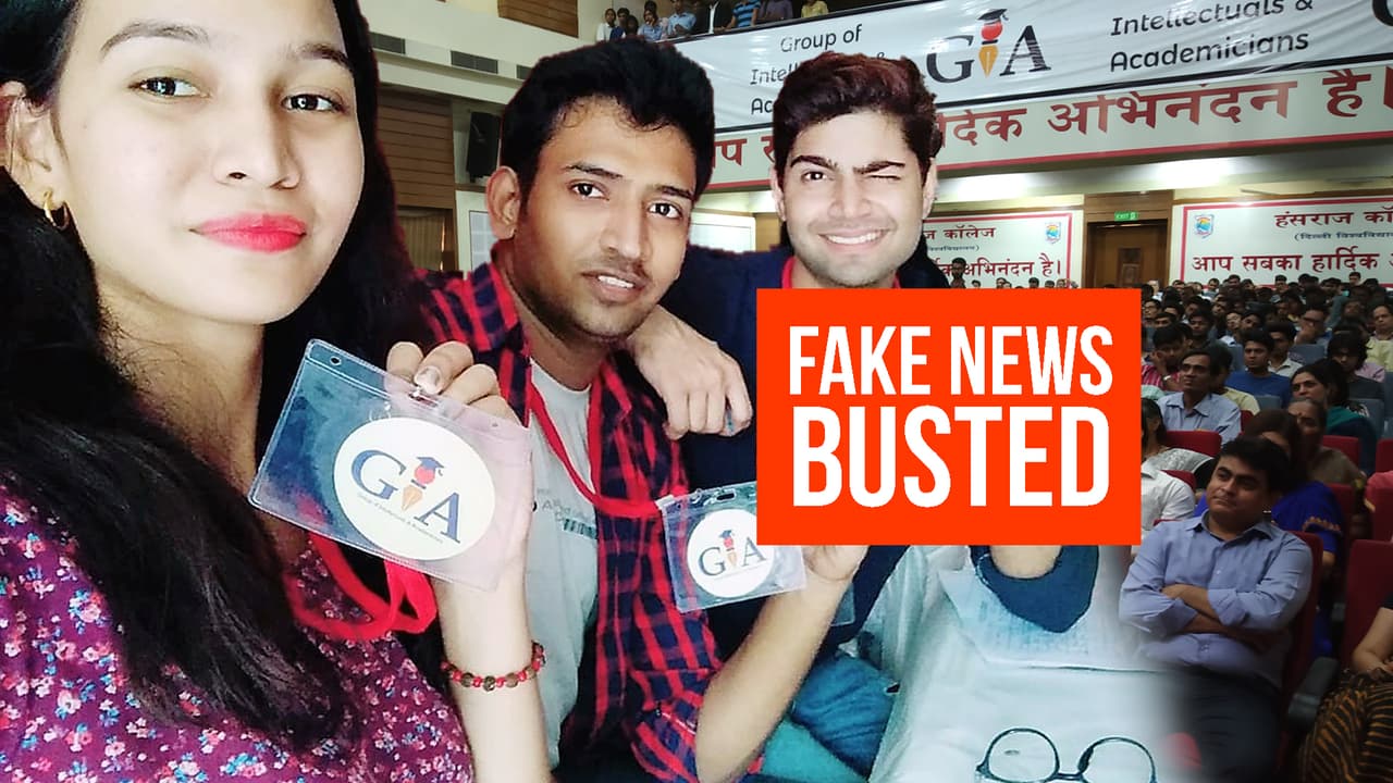 Scared urban naxals hit back with fake news about Hansraj College seminar, after egg on face over IIT lies