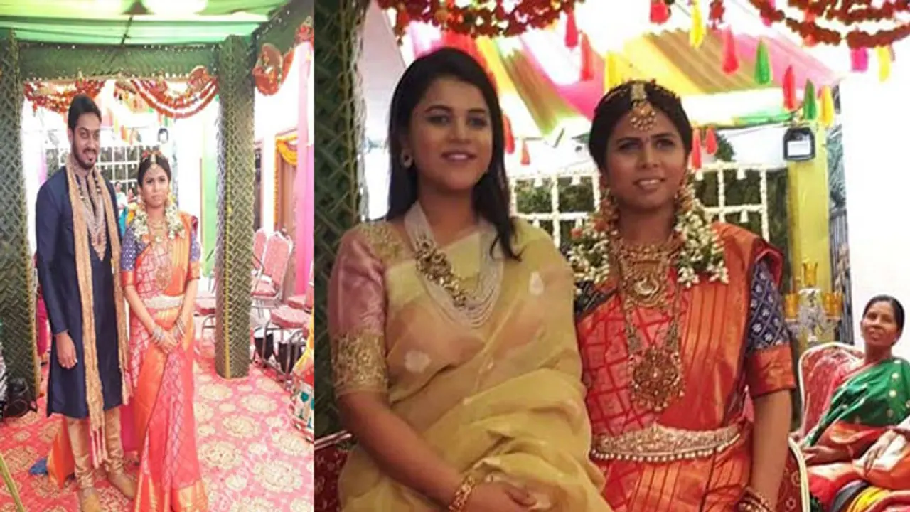 పెళ్లి కూతురుగా ముస్తాబైన మంత్రి అఖిలప్రియ పెళ్లి కూతురుగా ముస్తాబైన మంత్రి అఖిలప్రియ