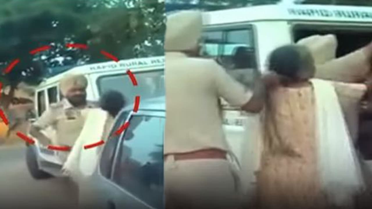 വൃദ്ധയെ നടുറോഡിലിട്ട് ക്രൂരമായി മർദ്ദിച്ച് പൊലീസ്; ദൃശ്യങ്ങൾ പുറത്ത് വൃദ്ധയെ നടുറോഡിലിട്ട് ക്രൂരമായി മർദ്ദിച്ച് പൊലീസ്; ദൃശ്യങ്ങൾ പുറത്ത്