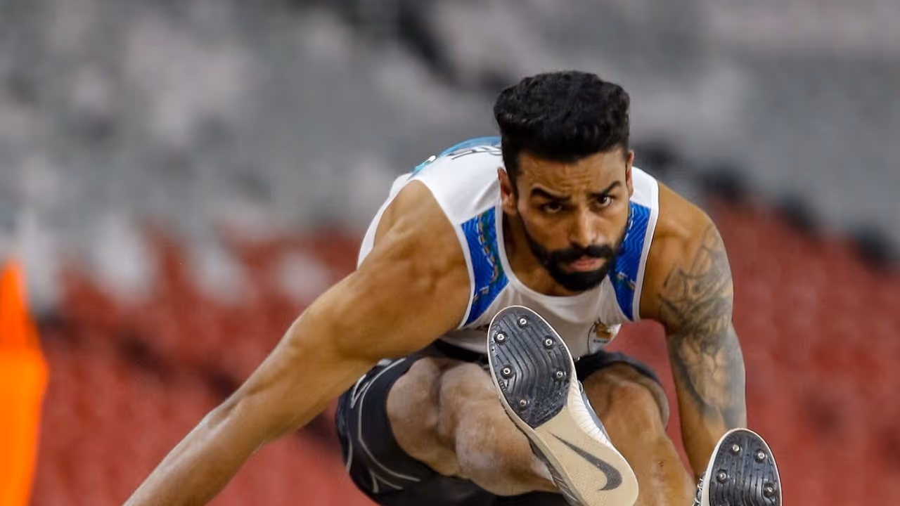 48 ವರ್ಷಗಳ ಬಳಿಕ ಟ್ರಿಪಲ್ ಜಂಪ್‌ನಲ್ಲಿ ಭಾರತಕ್ಕೆ ಚಿನ್ನದ ಪದಕ