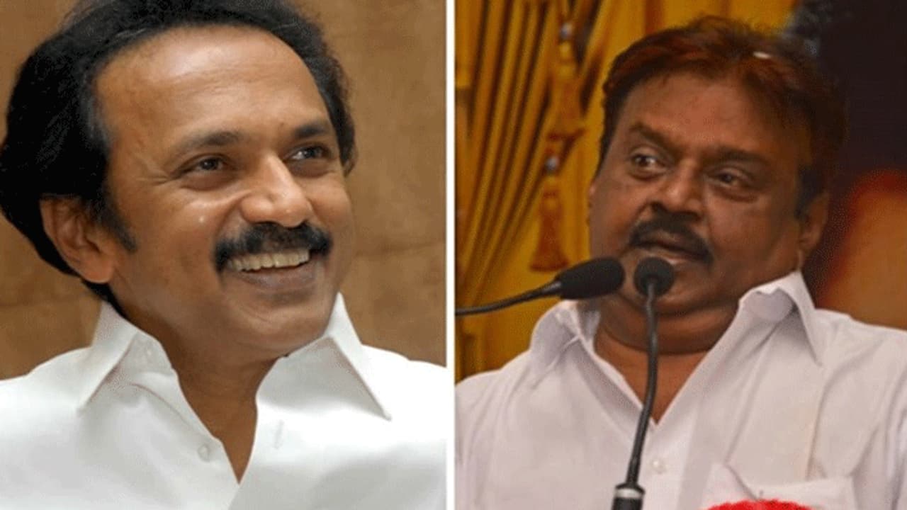 பெரிய மனசுய்யா கேப்டனுக்கு! தே.மு.தி.க.வை சின்னாபின்னமாக்கிய ஸ்டாலினுக்கு திடீர் வாழ்த்து! பெரிய மனசுய்யா கேப்டனுக்கு! தே.மு.தி.க.வை சின்னாபின்னமாக்கிய ஸ்டாலினுக்கு திடீர் வாழ்த்து!