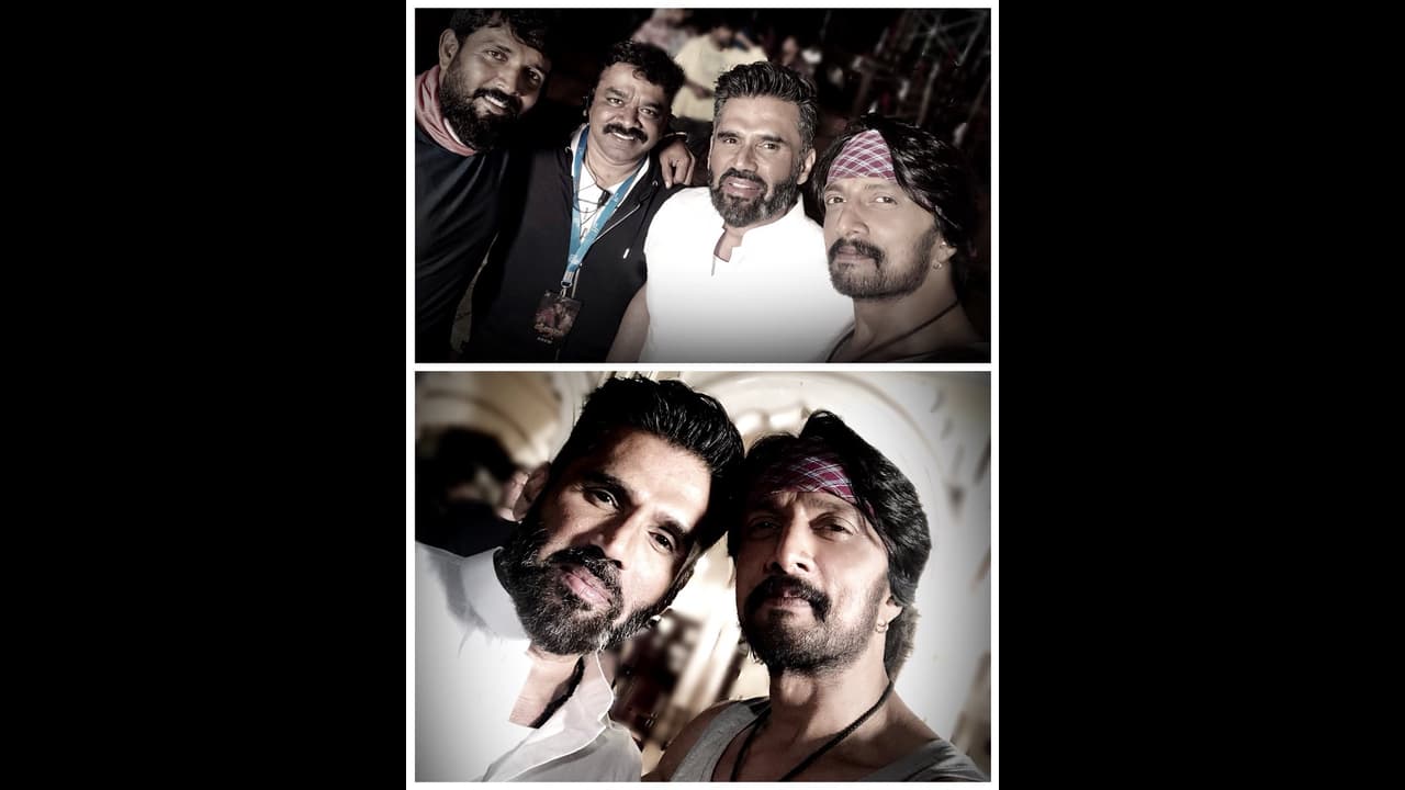 ಪೈಲ್ವಾನ್ ಸೆಟ್ಗೆ ಸುನೀಲ್ ಶೆಟ್ಟಿ ಆಗಮನ ಪೈಲ್ವಾನ್ ಸೆಟ್ಗೆ ಸುನೀಲ್ ಶೆಟ್ಟಿ ಆಗಮನ