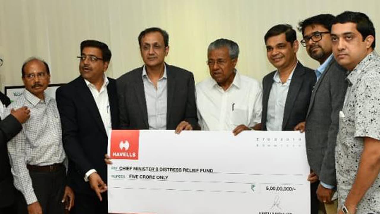 കേരളത്തിന് ഹാവല്സിന്റെ ഊര്ജം; ദുരിതാശ്വാസനിധിയിലേക്ക് അഞ്ച് കോടി കേരളത്തിന് ഹാവല്സിന്റെ ഊര്ജം; ദുരിതാശ്വാസനിധിയിലേക്ക് അഞ്ച് കോടി