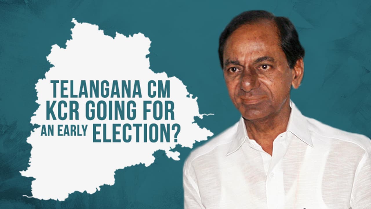 Telangana CM K Chandrasekhar Rao going for an early election? Looks like he is Telangana CM K Chandrasekhar Rao going for an early election? Looks like he is