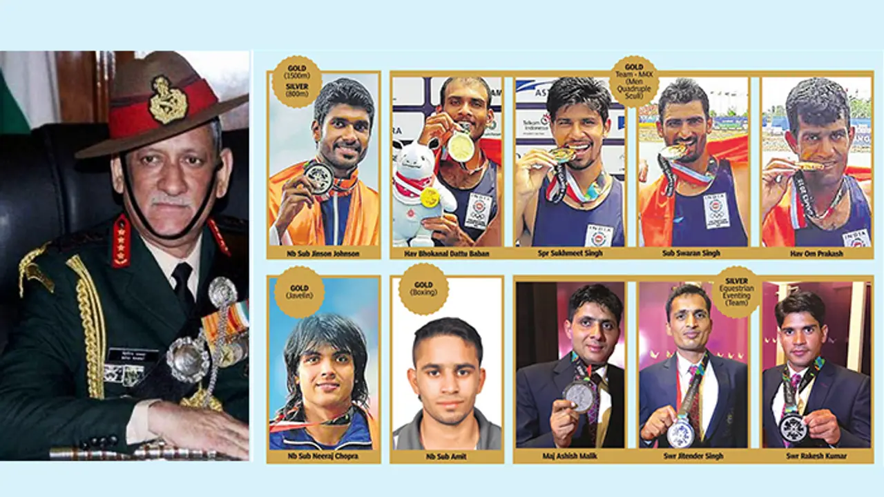 Chief of Army Staff congratulates Indian medal winners at Asian Games, praises Mission Olympic Programme Chief of Army Staff congratulates Indian medal winners at Asian Games, praises Mission Olympic Programme