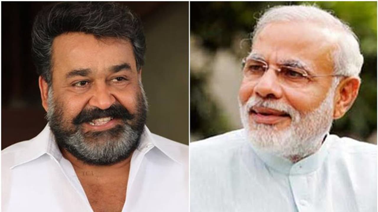 മോദിയുടെ അഭ്യര്ത്ഥന സ്വീകരിച്ച് മോഹന്ലാല് മോദിയുടെ അഭ്യര്ത്ഥന സ്വീകരിച്ച് മോഹന്ലാല്