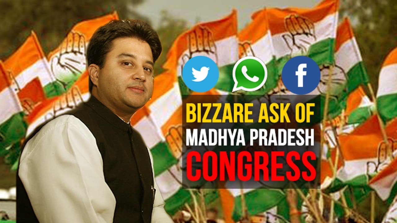 Want Congress ticket in MP? Better have 5,000 Twitter followers, 15,000 likes on Facebook