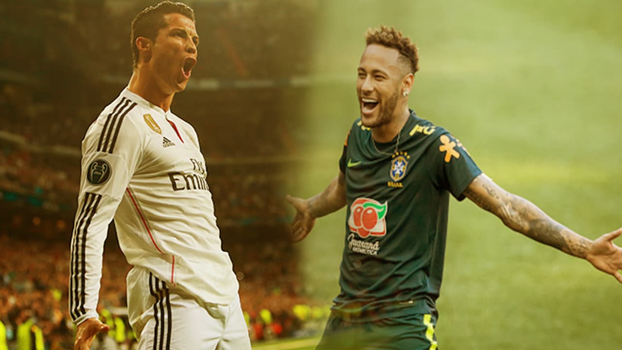 Watch: Neymar scores stunning goal, copies Cristiano Ronaldo celebration Watch: Neymar scores stunning goal, copies Cristiano Ronaldo celebration